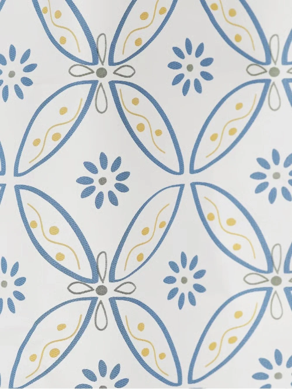 Blue Geometric Shower Curtains - 72”x72”